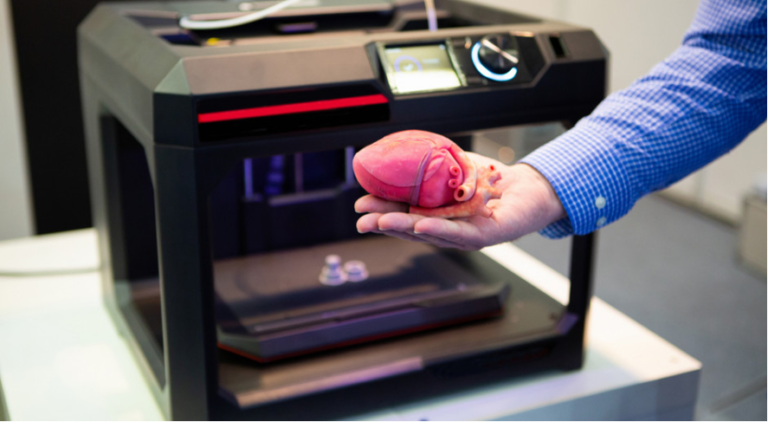 Organe aus einem Drucker und auf einem Hologramm. Das erste und einzige Zentrum dieser Art in Polen wird eröffnet